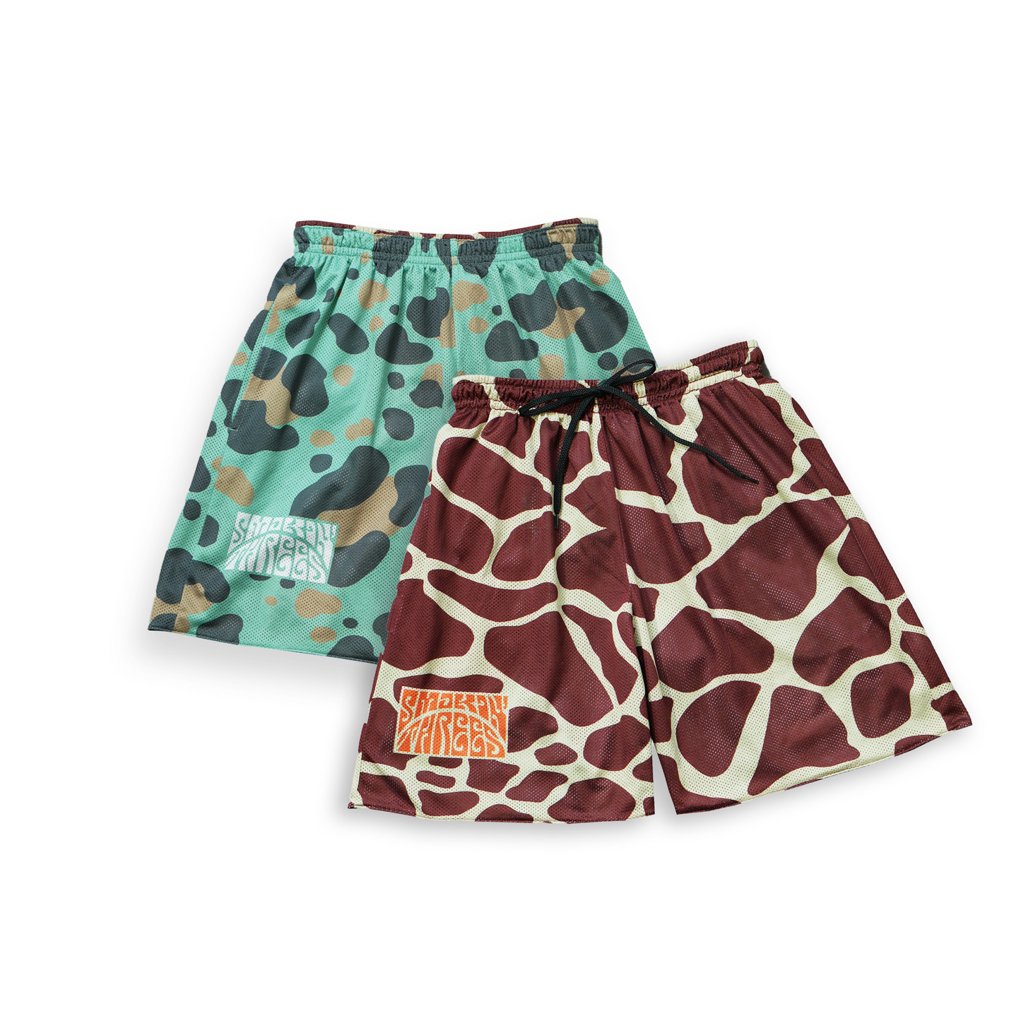 Animal Pack Shorts - Żyrafa / Slime Gepard