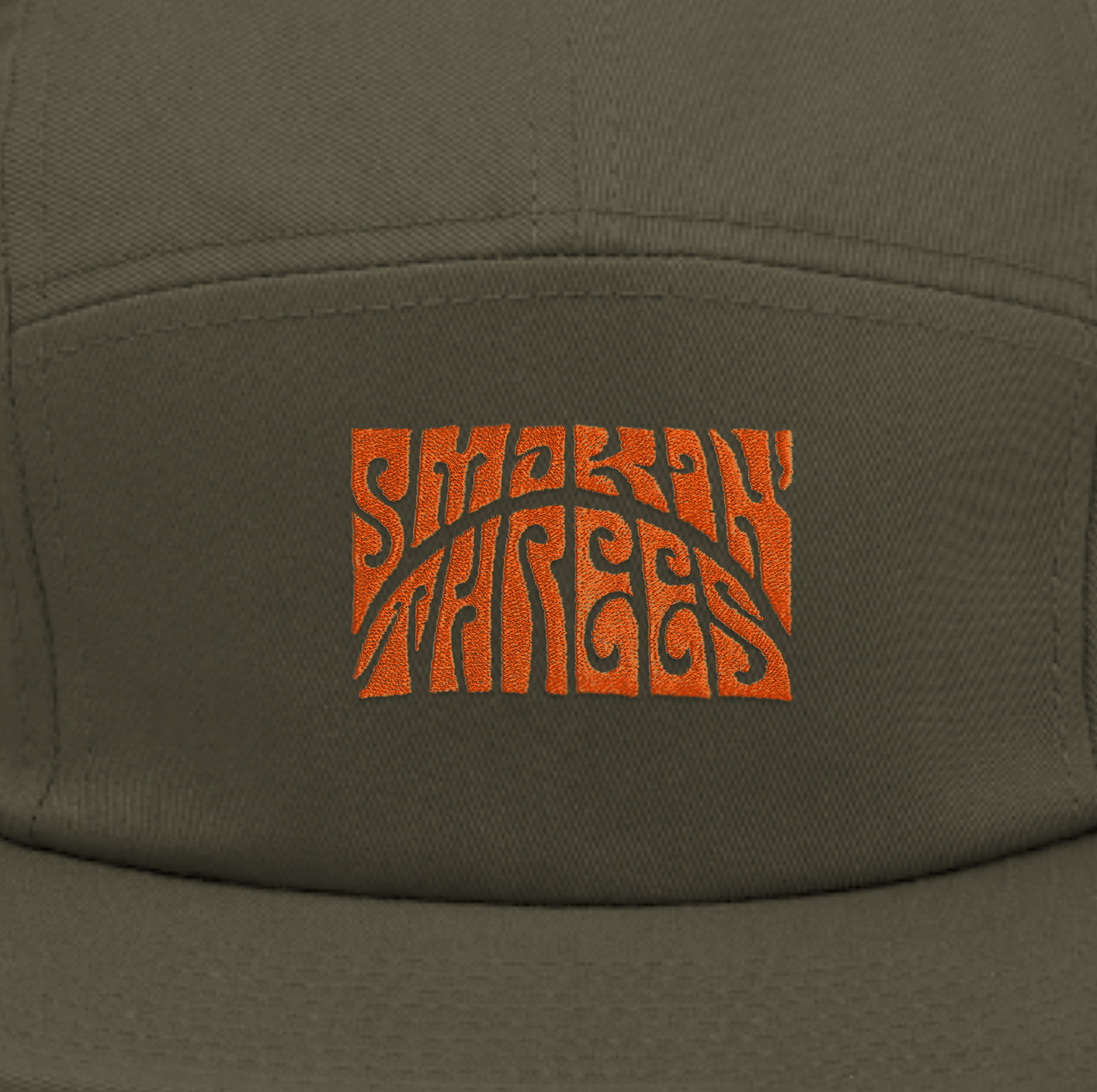 Military Green Five Panel Cap