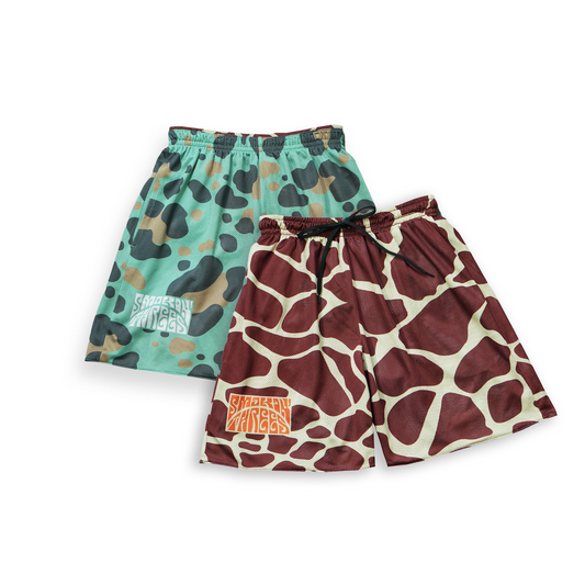 Animal Pack Shorts - Żyrafa / Musztardowy Tygrys